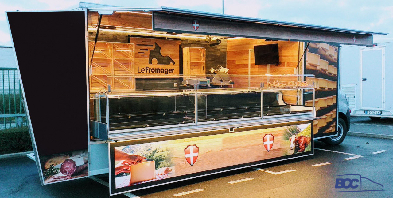 Camion magasin neuf BCC POLSKA - FOOD TRUCK - SAMOCHÓD DO SPRZEDAŻY SERÓW, FOOD TRUCK Z NABIAŁEM, AUTO SKLEP - PEUGEOT BOXER: photos 11