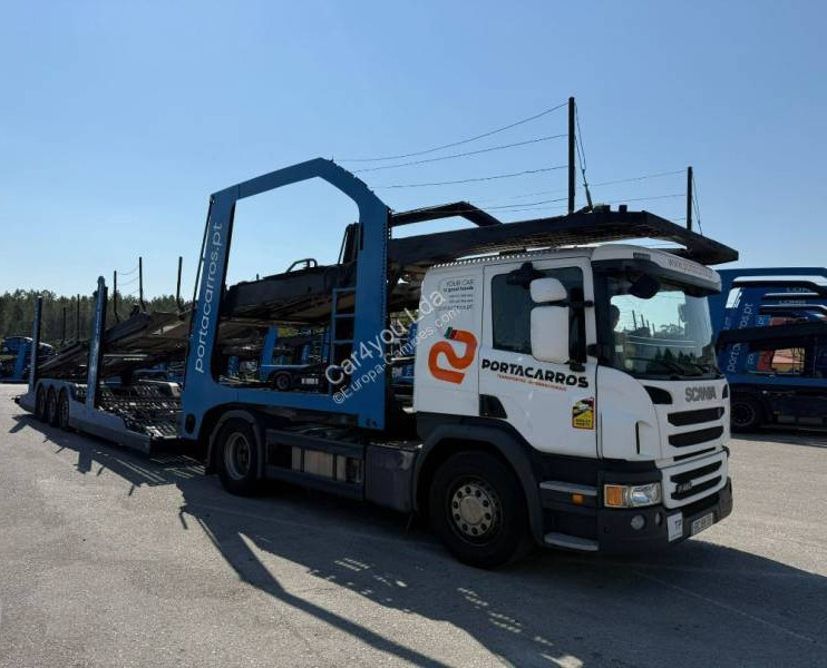 Scania P 450 - Camion porte-voitures, Semi-remorque porte-voitures: photos 1 Scania P 450 - Camion porte-voitures, Semi-remorque porte-voitures: photos 1