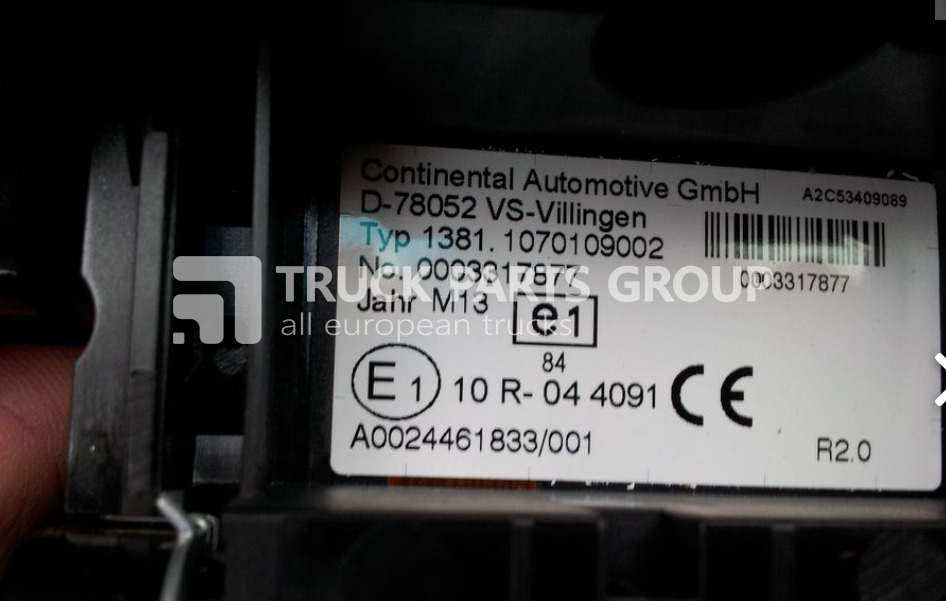 MERCEDES-BENZ Actros, Atego tachograph, 1381 type, 0024461833, 0014464033, 001 tachograph - Chronotachygraphe pour Camion: photos 2 MERCEDES-BENZ Actros, Atego tachograph, 1381 type, 0024461833, 0014464033, 001 tachograph - Chronotachygraphe pour Camion: photos 2