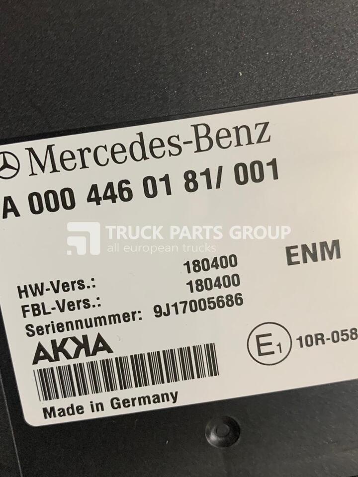 MERCEDES BENZ Citaro 1, Citaro 2, Conecto, Integro, Intouro, O350, Tourismo, Travego, EVOBUS, BUS, ENM unit, 0004460181 by AKKA, HW version: 180400, FBL version: 180400 - Bloc de gestion pour Bus: photos 1 MERCEDES BENZ Citaro 1, Citaro 2, Conecto, Integro, Intouro, O350, Tourismo, Travego, EVOBUS, BUS, ENM unit, 0004460181 by AKKA, HW version: 180400, FBL version: 180400 - Bloc de gestion pour Bus: photos 1