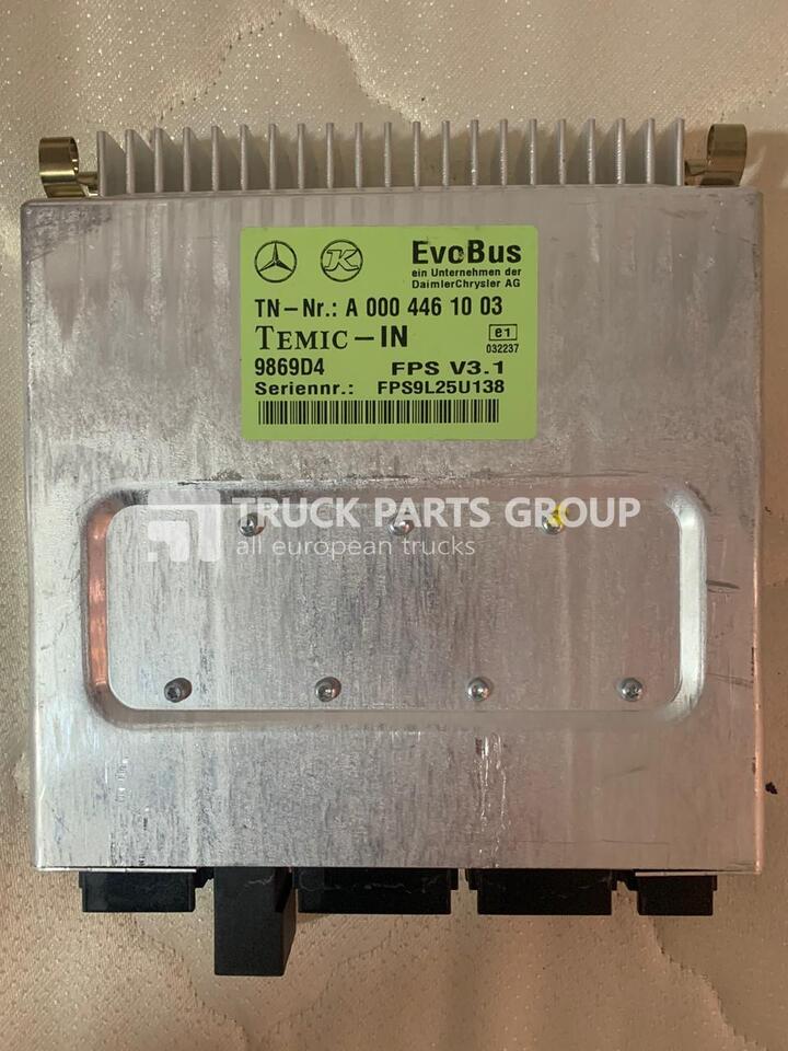 MERCEDES BENZ Citaro 1, Citaro 2, Conecto, Integro, Intouro, O350, Tourismo, Travego, EVOBUS, BUS FPS V3.1 version, control unit ECU, TEMIC - IN, 0004461003, 0004460303 V2.1, 0004460503 V3.0, 00044601 - Bloc de gestion pour Bus: photos 1 MERCEDES BENZ Citaro 1, Citaro 2, Conecto, Integro, Intouro, O350, Tourismo, Travego, EVOBUS, BUS FPS V3.1 version, control unit ECU, TEMIC - IN, 0004461003, 0004460303 V2.1, 0004460503 V3.0, 00044601 - Bloc de gestion pour Bus: photos 1
