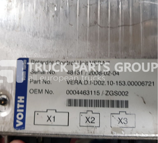 MERCEDES-BENZ EURO3, EURO4, EURO5 RET electronics VOITH retarder contro control unit - Bloc de gestion pour Bus: photos 1 MERCEDES-BENZ EURO3, EURO4, EURO5 RET electronics VOITH retarder contro control unit - Bloc de gestion pour Bus: photos 1