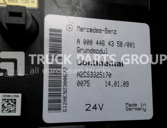 MERCEDES-BENZ MP2, MP3, EURO3, EURO5, Grundmodul, central electrical sy control unit - Bloc de gestion pour Camion: photos 3 MERCEDES-BENZ MP2, MP3, EURO3, EURO5, Grundmodul, central electrical sy control unit - Bloc de gestion pour Camion: photos 3
