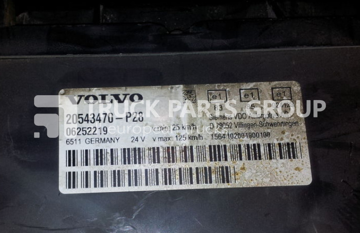 VOLVO FH12, FH13, FM12, FM13, EURO3, EURO4 EURO5 emission instrument p dashboard - Panel de instrumentos pour Camion: photos 2 VOLVO FH12, FH13, FM12, FM13, EURO3, EURO4 EURO5 emission instrument p dashboard - Panel de instrumentos pour Camion: photos 2