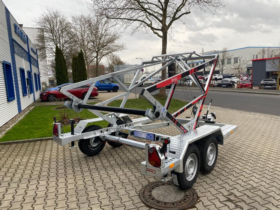 Remorque porte-touret Vermietung / Kabelanhänger 3500KG / Nutzlast 2766KG / Kabeltrommel-Anhänger / Glasfaser/ 1 Monat: photos 11