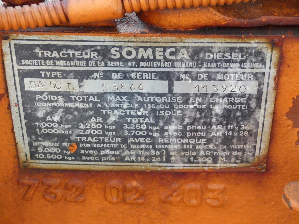 Tracteur agricole Someca DA50L: photos 24