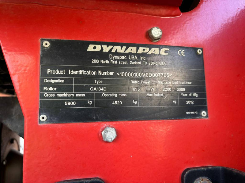Dynapac CA 134 D - Compacteur: photos 5 Dynapac CA 134 D - Compacteur: photos 5