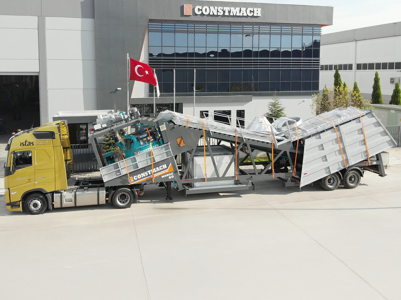 Constmach Mobile Betonmischanlage mit 60 m³/h - Centrale à béton: photos 5 Constmach Mobile Betonmischanlage mit 60 m³/h - Centrale à béton: photos 5