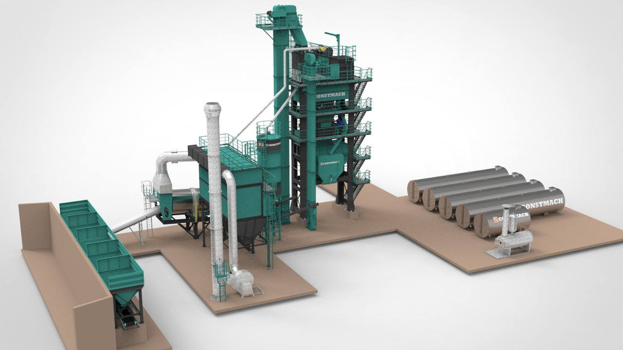 Centrale d'enrobage neuf Constmach Stationary Asphalt Plant Delivered in Stock 2 Year Warranty: photos 9 Centrale d'enrobage neuf Constmach Stationary Asphalt Plant Delivered in Stock 2 Year Warranty: photos 9