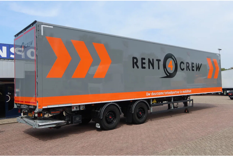 Semi-remorque fourgon SYSTEM TRAILERS LPRS 18. 2 asser gesloten  + stuuras en klep Dhollandia 2000 KG Daytona Grey: photos 18