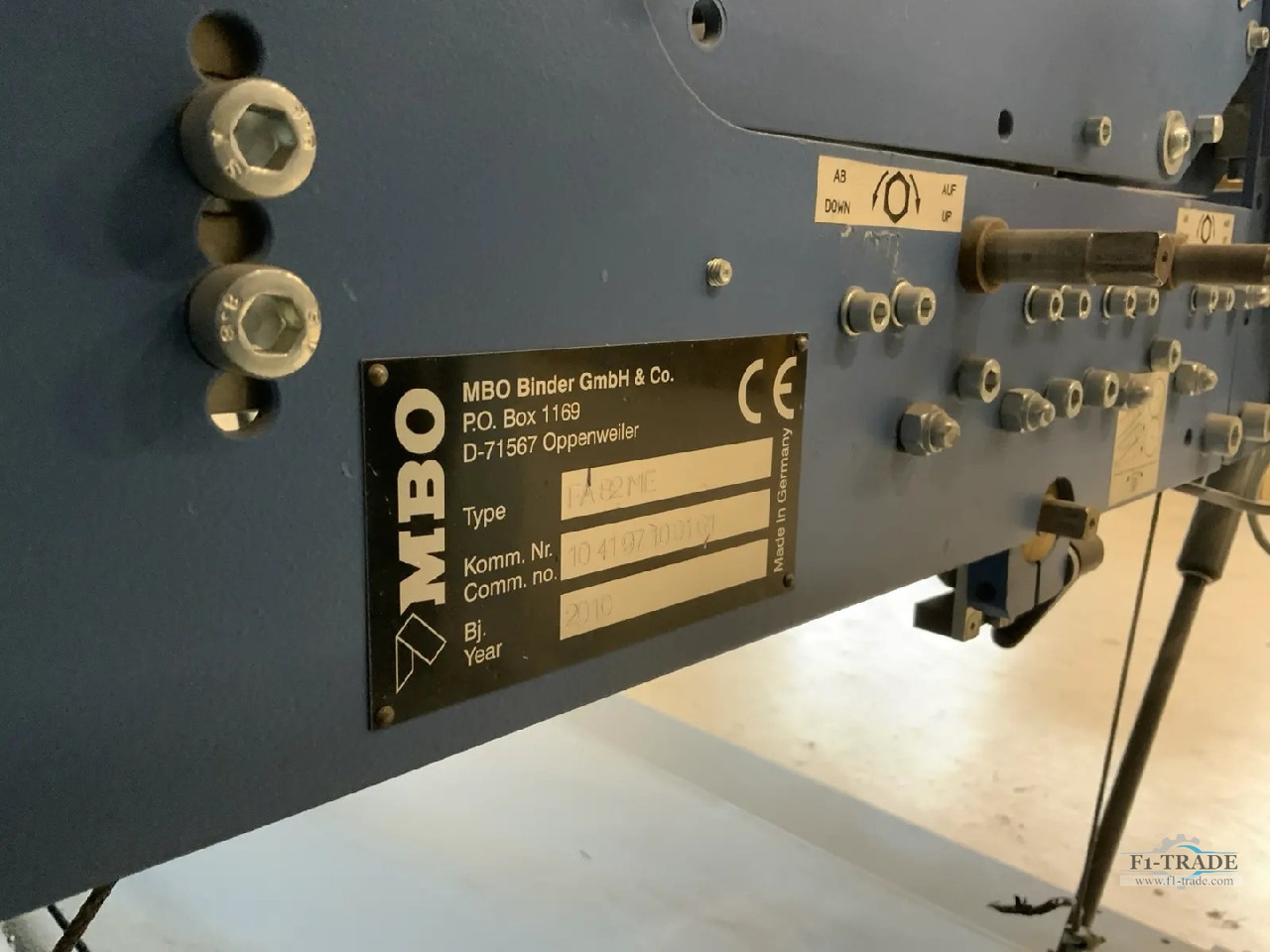 Machine d'impression MBO FA 82-ME Navigator: photos 6
