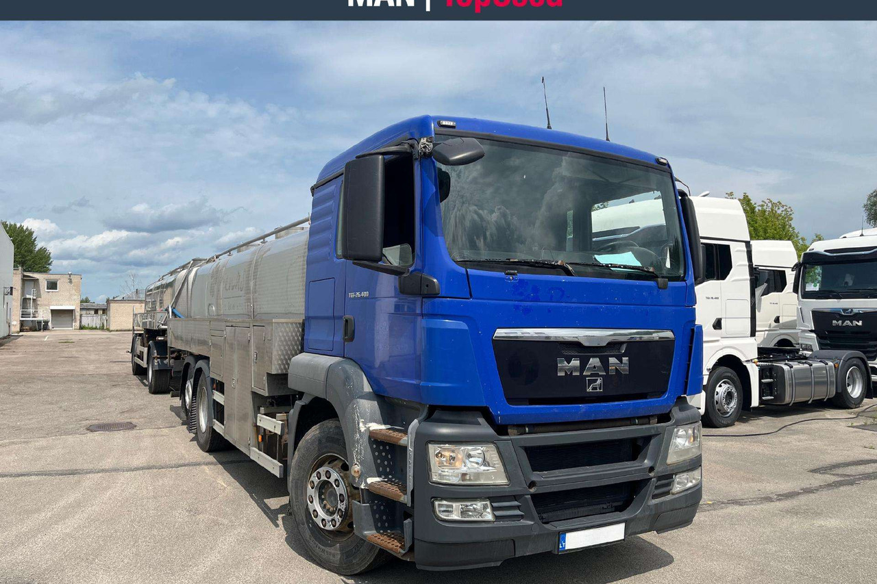 MAN 26.400 6X2-2 Plandex (8633) - Camion citerne, Remorque citerne: photos 2 MAN 26.400 6X2-2 Plandex (8633) - Camion citerne, Remorque citerne: photos 2