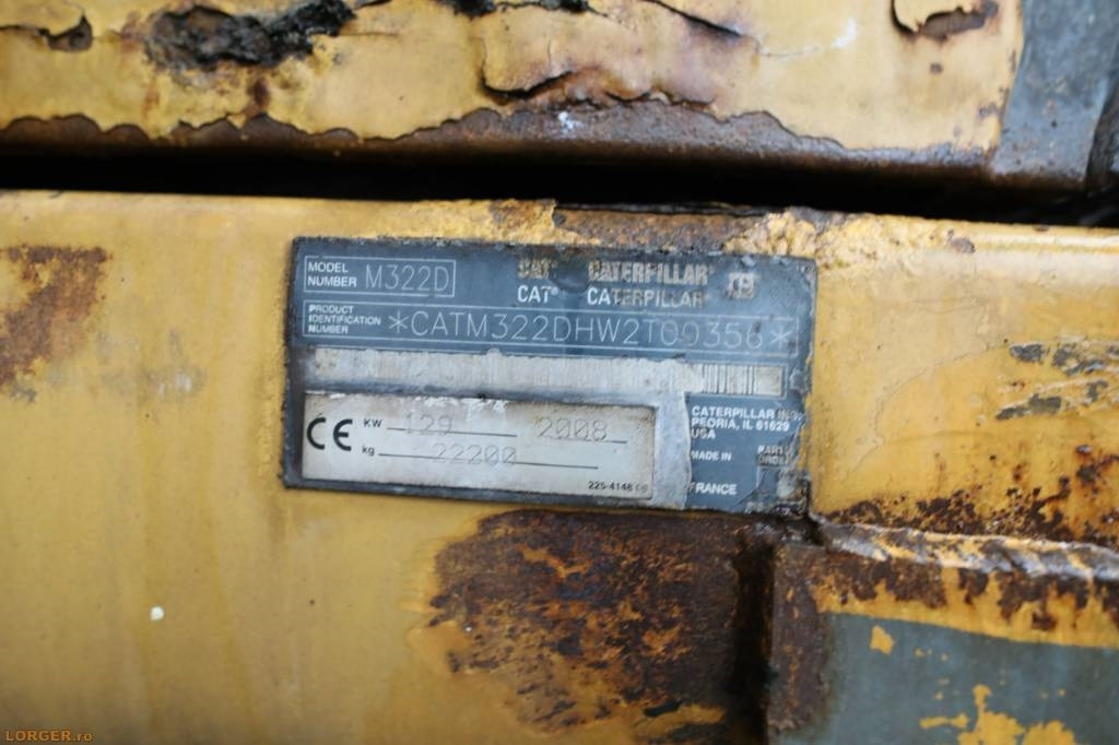 Pelle de manutention CAT M 322 D: photos 15