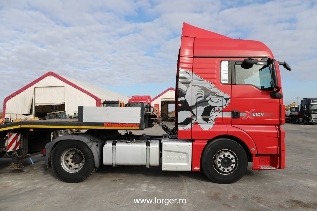 MAN TGX 18.500 4x2 + Trailer Kässbohrer LB3E Lowbed  - Tracteur routier: photos 2 MAN TGX 18.500 4x2 + Trailer Kässbohrer LB3E Lowbed  - Tracteur routier: photos 2