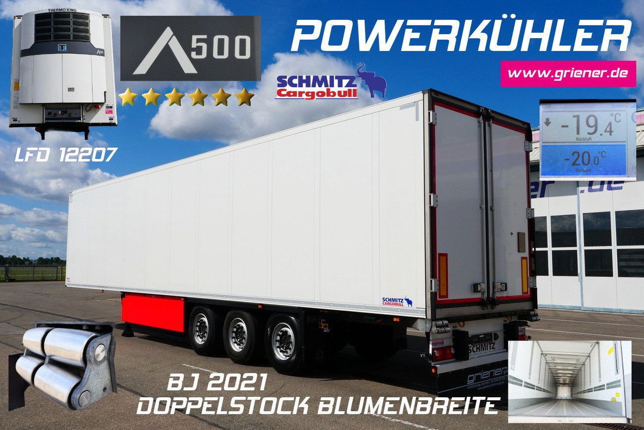 Schmitz Cargobull SKO 24/DOPPELSTOCK BLUMEN TK A500 DRP FP 45 - Semi-remorque frigorifique: photos 1 Schmitz Cargobull SKO 24/DOPPELSTOCK BLUMEN TK A500 DRP FP 45 - Semi-remorque frigorifique: photos 1