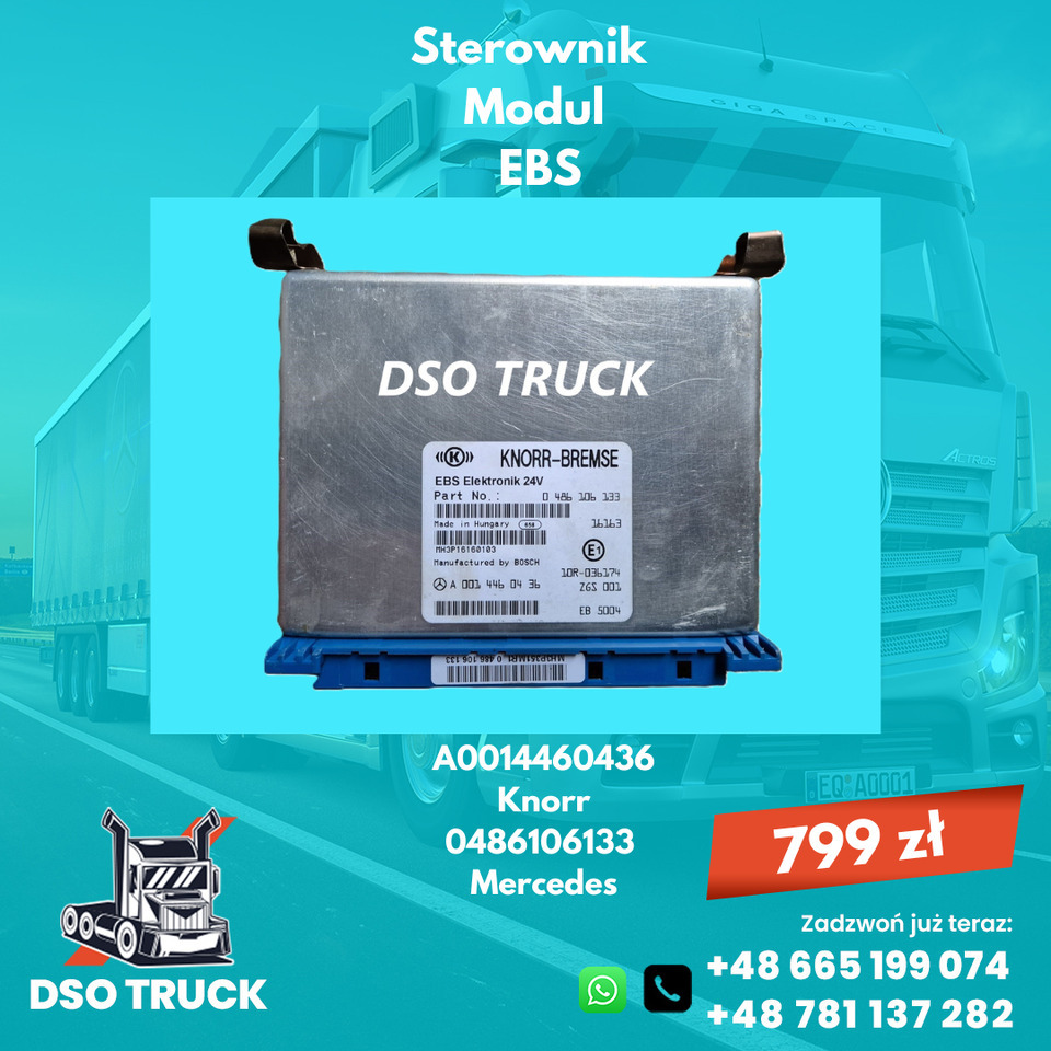 Sterownik Modul EBS Knorr A0014460436 A0004469236 A0004468836 Mercedes - Pièces de rechange: photos 1 Sterownik Modul EBS Knorr A0014460436 A0004469236 A0004468836 Mercedes - Pièces de rechange: photos 1