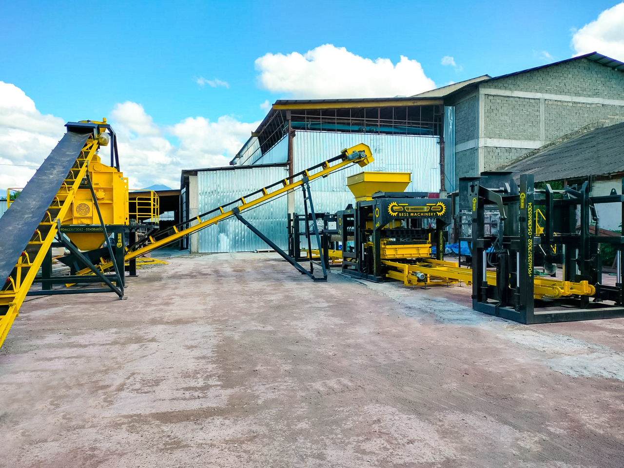 Bess Machine PRS-1200 | Automatic Concrete Block Machine - Pondeuse à parpaing: photos 2 Bess Machine PRS-1200 | Automatic Concrete Block Machine - Pondeuse à parpaing: photos 2