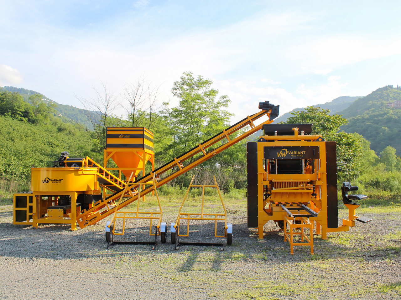 Block Macking Machine | 3.000 Concrete Block - 255 m² Paving Block | 30.000 USD - Pondeuse à parpaing: photos 2 Block Macking Machine | 3.000 Concrete Block - 255 m² Paving Block | 30.000 USD - Pondeuse à parpaing: photos 2