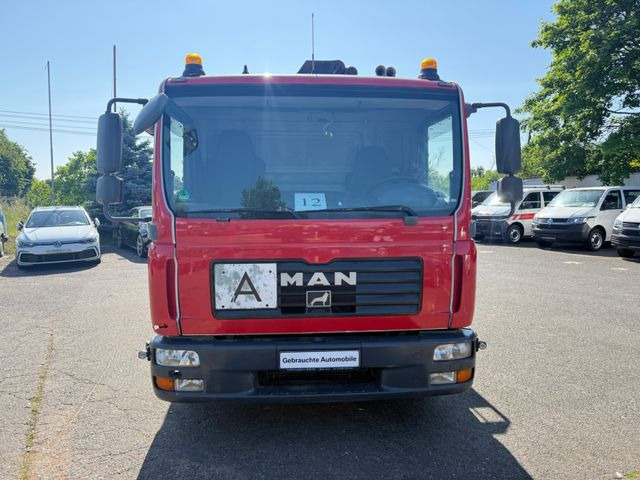 MAN TGL 12.210 mit Kran - Camion plateau, Camion grue: photos 1 MAN TGL 12.210 mit Kran - Camion plateau, Camion grue: photos 1