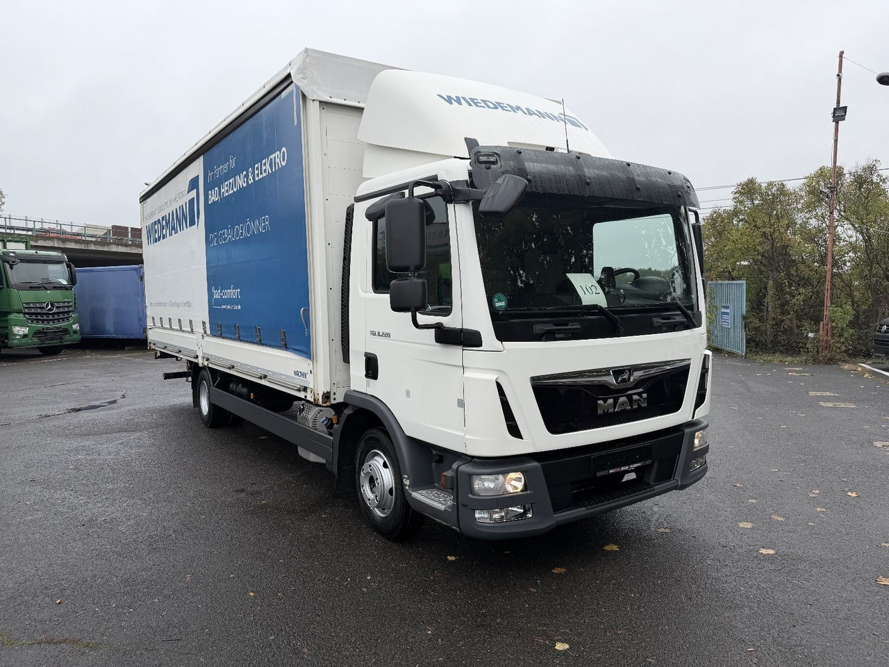 MAN TGL 8.220 Klima Tempomat Lbw - Utilitaire rideaux coulissants (PLSC): photos 2 MAN TGL 8.220 Klima Tempomat Lbw - Utilitaire rideaux coulissants (PLSC): photos 2
