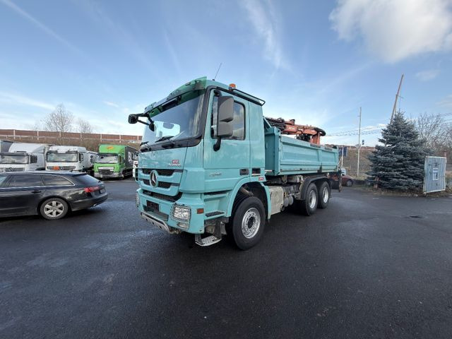 Mercedes-Benz Actros 2646 Kipper Kran Atlas 6x4 - Camion benne: photos 3 Mercedes-Benz Actros 2646 Kipper Kran Atlas 6x4 - Camion benne: photos 3