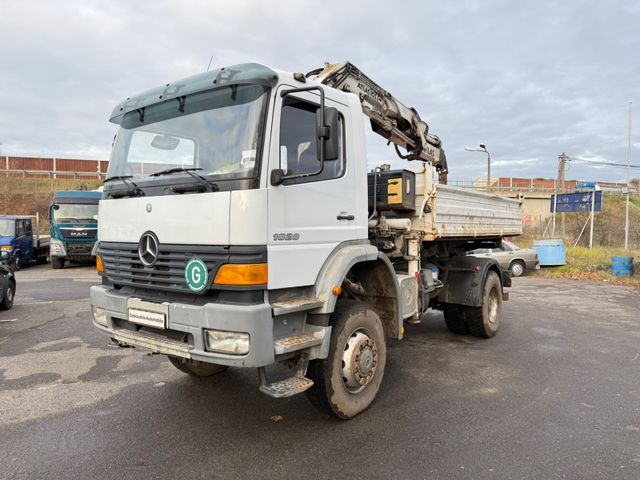 Mercedes-Benz Atego 1828 4x4 Kipper-Kran Atlas - Camion benne, Camion grue: photos 4 Mercedes-Benz Atego 1828 4x4 Kipper-Kran Atlas - Camion benne, Camion grue: photos 4