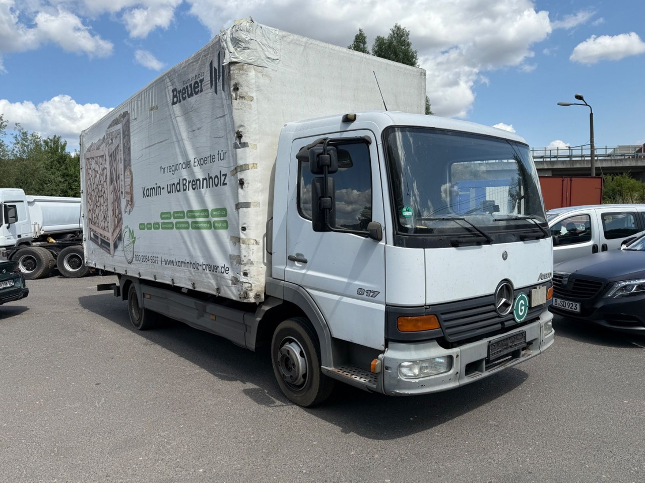 Mercedes-Benz Atego 817 - Camion à rideaux coulissants: photos 2 Mercedes-Benz Atego 817 - Camion à rideaux coulissants: photos 2