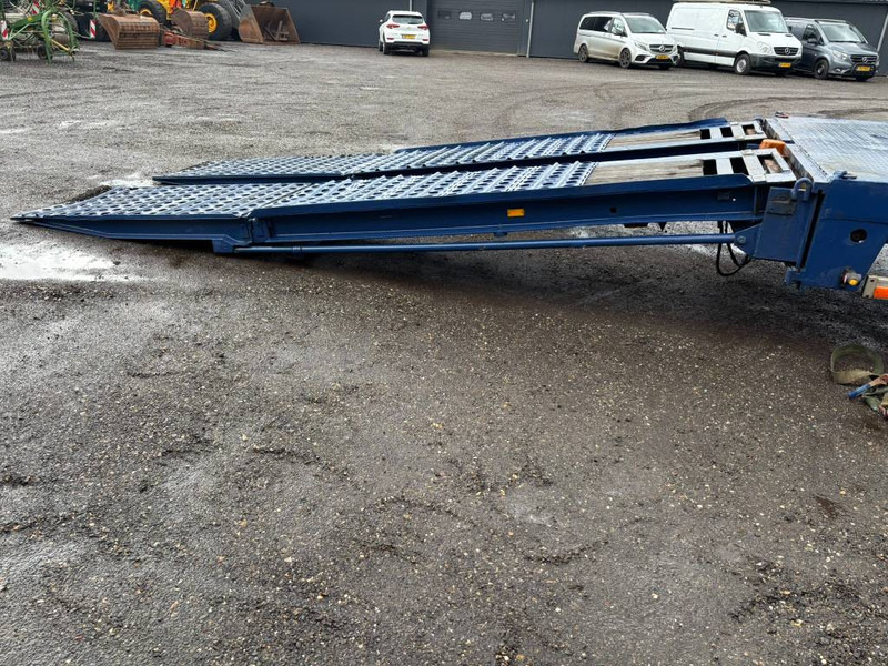 Semi-remorque surbaissé Broshuis Lowloader tieflader 3 assen leaf spring, laadklep: photos 8