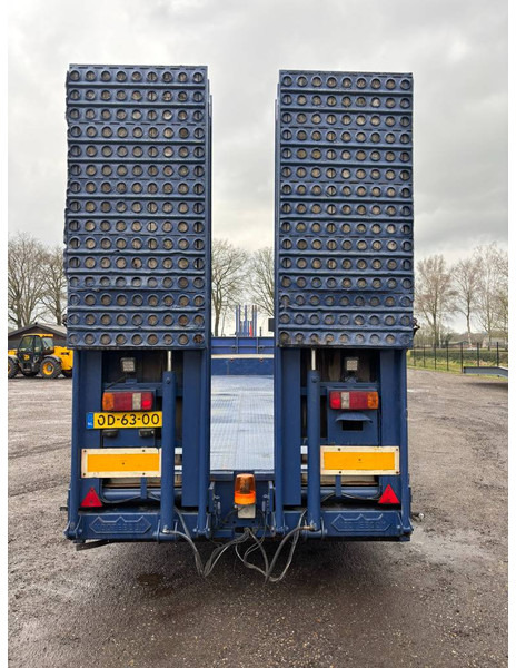 Semi-remorque surbaissé Broshuis Lowloader tieflader 3 assen leaf spring, laadklep: photos 6