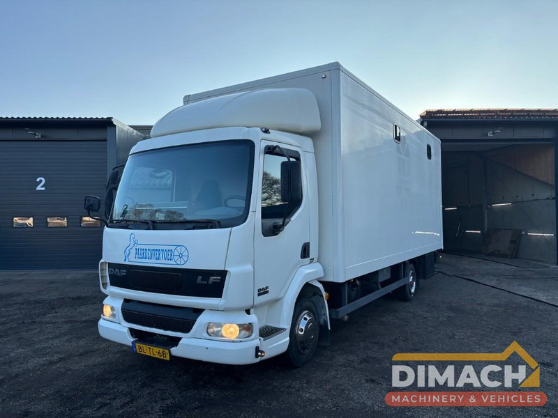 DAF FA LF45.150 4 paards, laadlift. Horsetruck NL truck - Camion chevaux: photos 1 DAF FA LF45.150 4 paards, laadlift. Horsetruck NL truck - Camion chevaux: photos 1