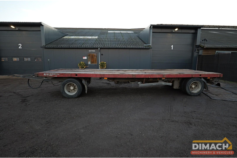 Van Hool ONBEKEND Platte kar snelverkeer - luchtremmen - 770x246cm plateau afmetingen - Semi-remorque plateau: photos 1 Van Hool ONBEKEND Platte kar snelverkeer - luchtremmen - 770x246cm plateau afmetingen - Semi-remorque plateau: photos 1