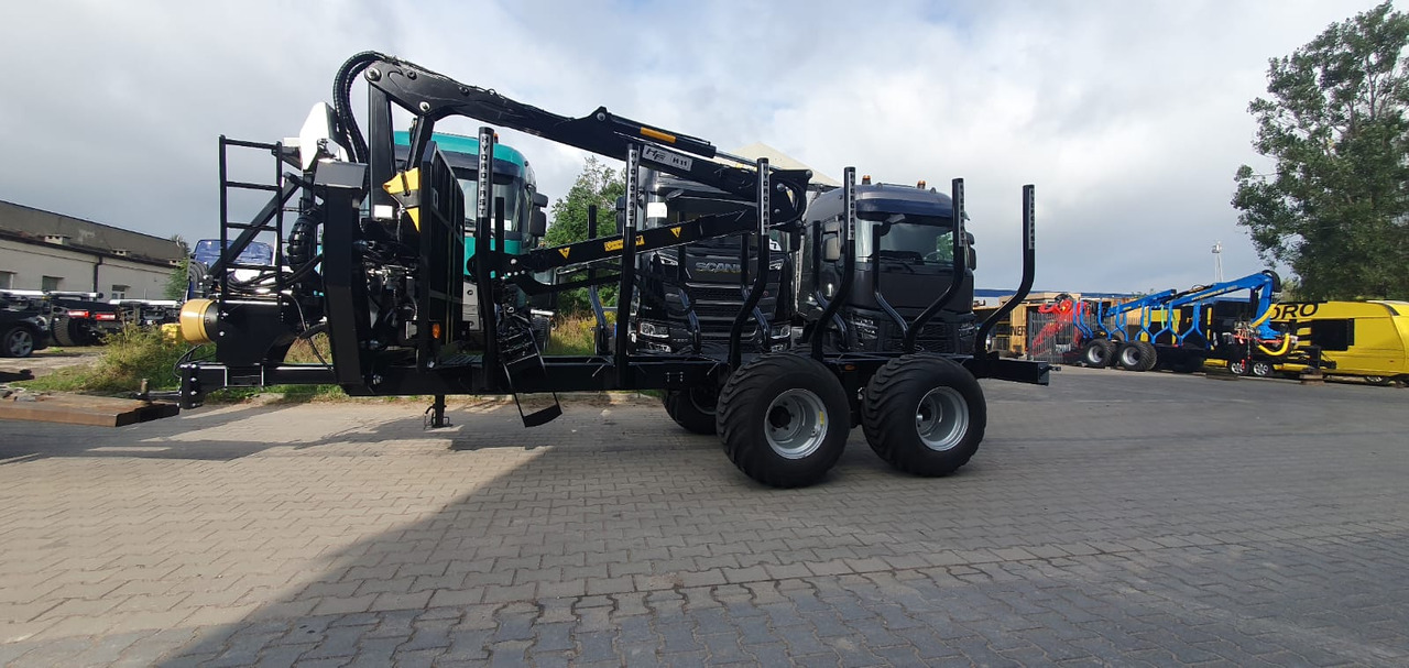 HYDROFAST Przyczepa leśna / Timber trailer / Holzanhänger / Remorque à bois / Remolque para madera - Remorque forestière: photos 2 HYDROFAST Przyczepa leśna / Timber trailer / Holzanhänger / Remorque à bois / Remolque para madera - Remorque forestière: photos 2
