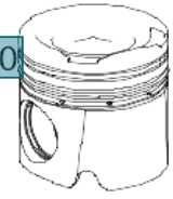 Tłok do Mercedes om 936 - Moteur: photos 1 Tłok do Mercedes om 936 - Moteur: photos 1