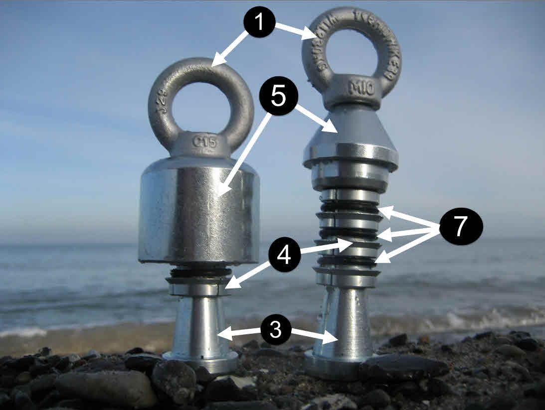 Hd Pe Rohrziehkopf Pulling Heads Towing Heads - Pièces de rechange pour Aléseuse directionnelle: photos 5 Hd Pe Rohrziehkopf Pulling Heads Towing Heads - Pièces de rechange pour Aléseuse directionnelle: photos 5