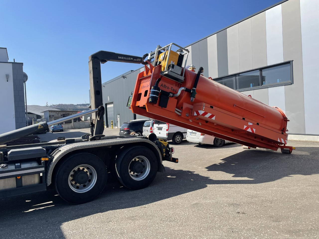 Benne ampliroll neuf S-Vac 10m³ vacuum hook lifting roll-of container 10m³: photos 7