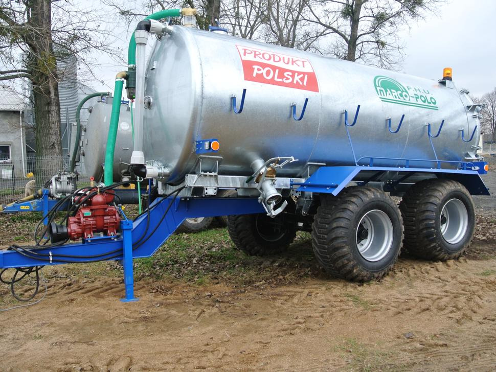 Marco-Polo Gülletankwagen / Slurry tanker / Epandeur à lisier / Cisterna per liquami / Сisterna de estiércol líquido / Цистерна для жидкого органического удобрения / Wóz asenizacyjny 12 000 - Tonne à lisier: photos 2 Marco-Polo Gülletankwagen / Slurry tanker / Epandeur à lisier / Cisterna per liquami / Сisterna de estiércol líquido / Цистерна для жидкого органического удобрения / Wóz asenizacyjny 12 000 - Tonne à lisier: photos 2