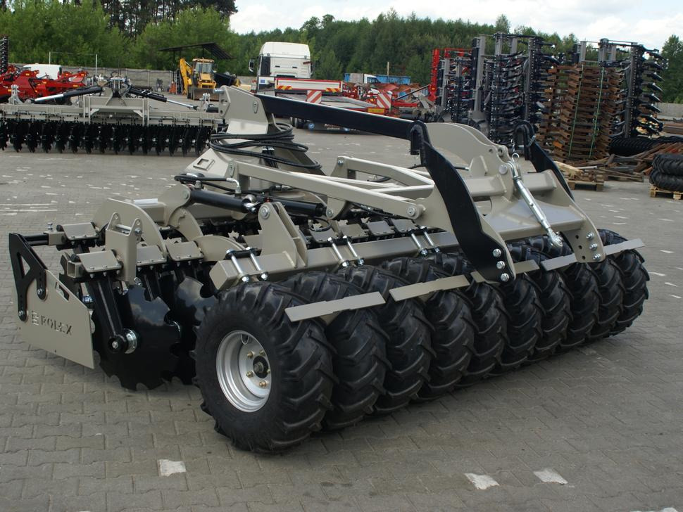 Cover crop neuf ROLEX Scheibenegge /  Disc harrow with hydropack and tire roller / Dechaumeur à disques / Erpice a dischi / Дисковая борона с гидропаком и колёсным катком / Agregat talerzowy uprawowy z hydropackiem i: photos 15