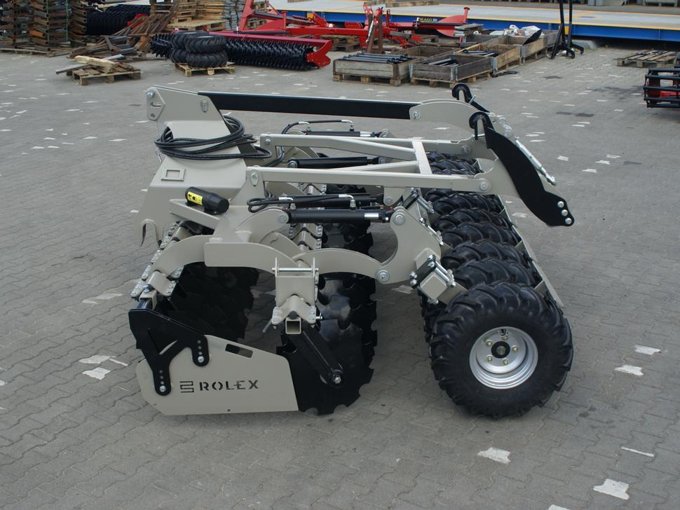 Cover crop neuf ROLEX Scheibenegge /  Disc harrow with hydropack and tire roller / Dechaumeur à disques / Erpice a dischi / Дисковая борона с гидропаком и колёсным катком / Agregat talerzowy uprawowy z hydropackiem i: photos 19
