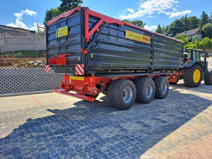 Techmont Anhänger / Trailer / Remorque / Rimorchio / Прицеп / Przyczepa tridem PTW 21 t - Benne agricole: photos 4 Techmont Anhänger / Trailer / Remorque / Rimorchio / Прицеп / Przyczepa tridem PTW 21 t - Benne agricole: photos 4