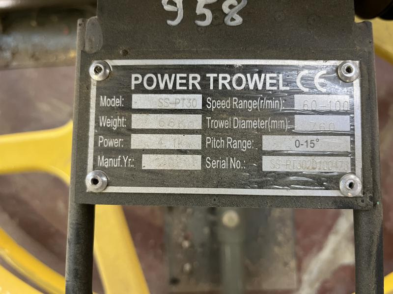 Truelle mécanique POWER TROWEL SS-PT30 Hélicoptère: photos 7