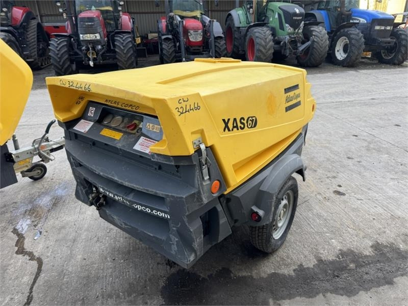 Atlas Copco XAS 67 Single Axle Trailed Compressor - Compresseur d'air: photos 4 Atlas Copco XAS 67 Single Axle Trailed Compressor - Compresseur d'air: photos 4