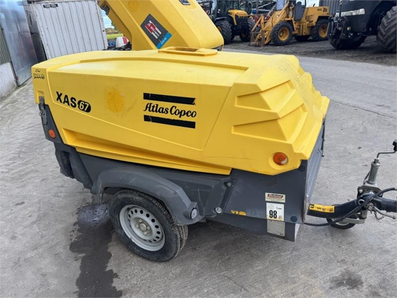 Atlas Copco XAS 67 Single Axle Trailed Compressor - Compresseur d'air: photos 2 Atlas Copco XAS 67 Single Axle Trailed Compressor - Compresseur d'air: photos 2