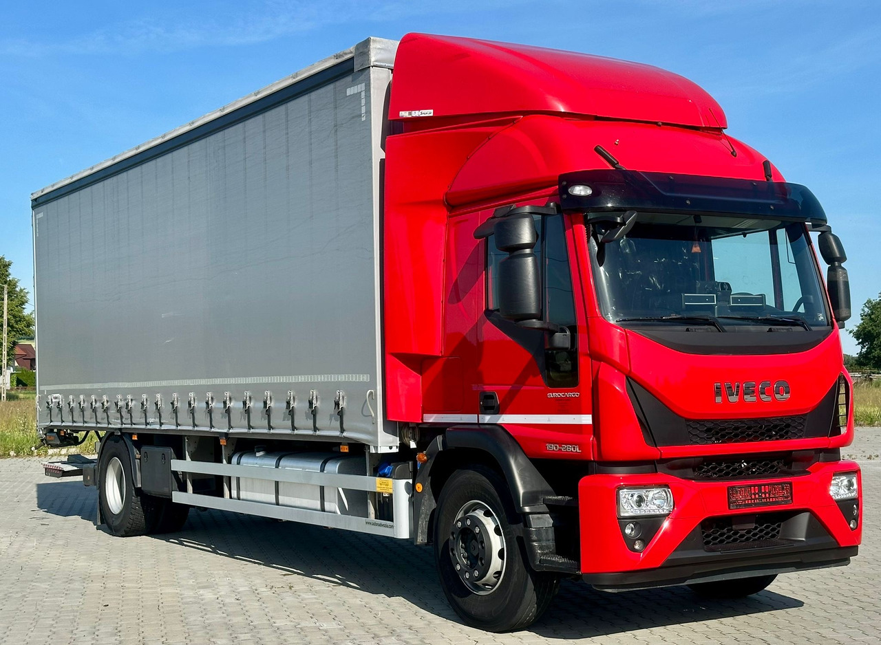IVECO EUROCARGO 180-280 / FIRANKA / WINDA / 20 PALET / 80 TYŚ KM / 2023 ROK / 9 223 KG ŁADOWNOŚ - Camion à rideaux coulissants: photos 1 IVECO EUROCARGO 180-280 / FIRANKA / WINDA / 20 PALET / 80 TYŚ KM / 2023 ROK / 9 223 KG ŁADOWNOŚ - Camion à rideaux coulissants: photos 1