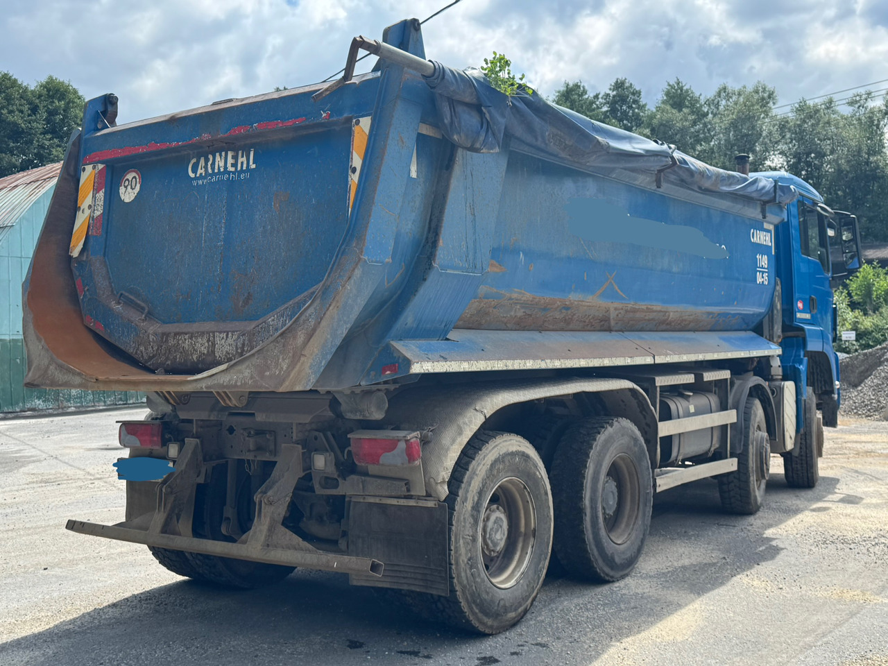 MAN TGS 35.440 / WYWROTKA / 8X8 / TYLNOZSYPOWA / 220 TYS KM / 2015 / E5 - Camion benne: photos 4 MAN TGS 35.440 / WYWROTKA / 8X8 / TYLNOZSYPOWA / 220 TYS KM / 2015 / E5 - Camion benne: photos 4