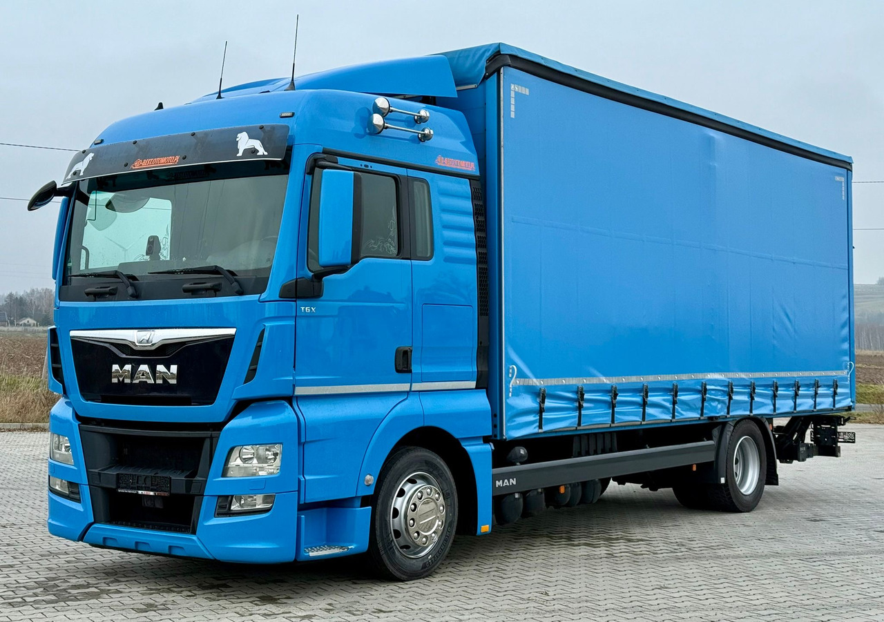 MAN TGX 18.360 / FIRANKA / WINDA / AUTOMAT / NOWE OPONY / EURO 6 / SYPIALKA / SPROWADZONY - Camion à rideaux coulissants: photos 2 MAN TGX 18.360 / FIRANKA / WINDA / AUTOMAT / NOWE OPONY / EURO 6 / SYPIALKA / SPROWADZONY - Camion à rideaux coulissants: photos 2