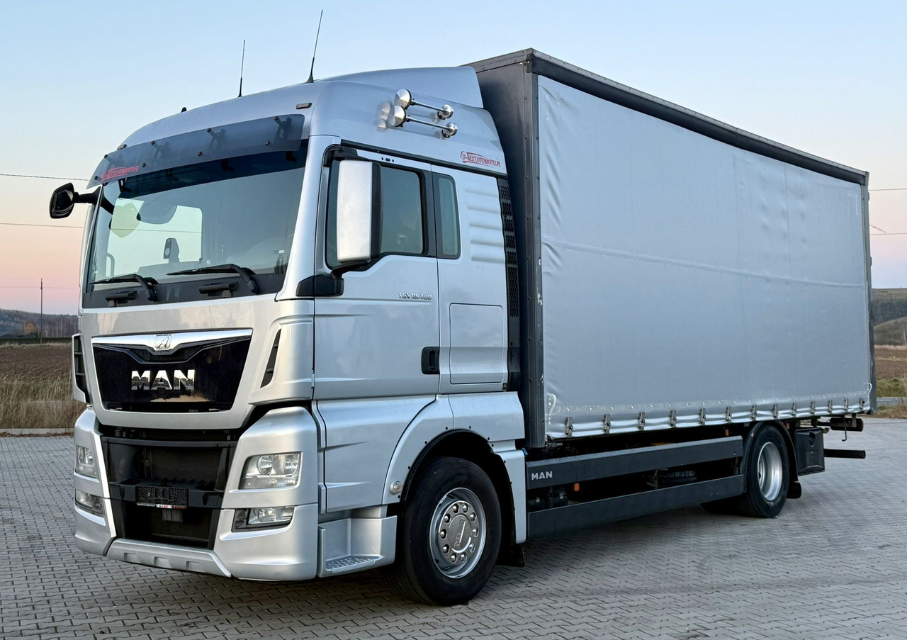 MAN TGX 18.400 / FIRANKA / KONTENER / NISKI PRZEBIEG / EURO 6 / AUTOMAT / SYPIALKA / 2016 ROK - Camion à rideaux coulissants: photos 2 MAN TGX 18.400 / FIRANKA / KONTENER / NISKI PRZEBIEG / EURO 6 / AUTOMAT / SYPIALKA / 2016 ROK - Camion à rideaux coulissants: photos 2