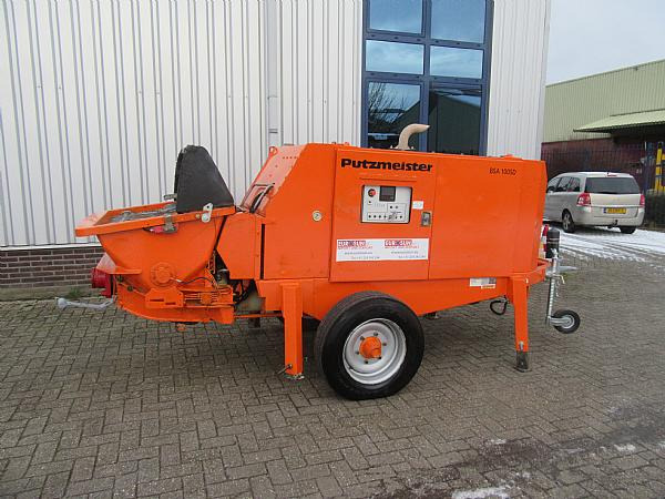 2014 PUTZMEISTER BSA1005 DC trailer mounted. - Pompe à béton stationnaire: photos 1 2014 PUTZMEISTER BSA1005 DC trailer mounted. - Pompe à béton stationnaire: photos 1