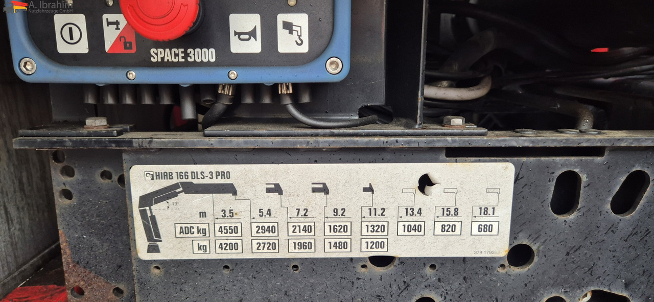 Camion plateau, Camion grue Mercedes-Benz Actros 2545 6x2 Pritsche Kran HIAB 166: photos 15