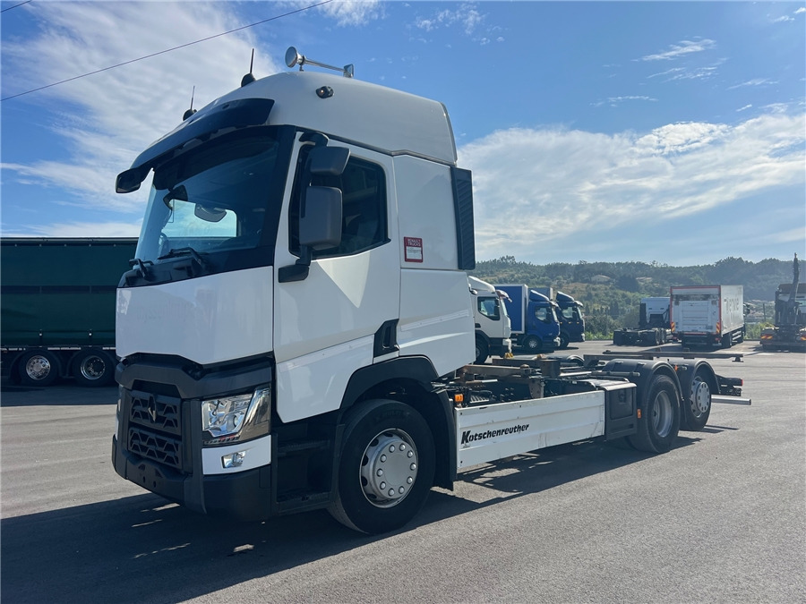 Renault T430 - Camion porte-conteneur/ Caisse mobile: photos 1 Renault T430 - Camion porte-conteneur/ Caisse mobile: photos 1