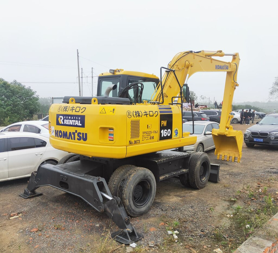 Komatsu PW160 - Pelle sur chenille: photos 5 Komatsu PW160 - Pelle sur chenille: photos 5